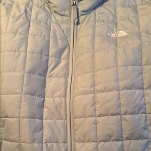 The North Face Light Blue Quilted Jacket